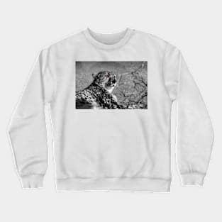 Cheetah black and white Crewneck Sweatshirt